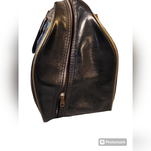 VINTAGE 60’s Bowling Ball Bag Weekender Carry On Bag - Picture 3 of 9